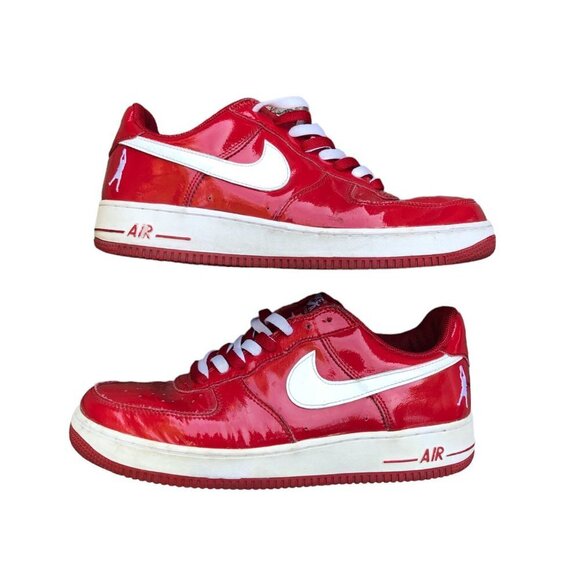 Vintage 2004 Nike Air Force 1 Low 'Sheed' Varsity Red Size 11.5 - Picture 9 of 10